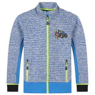 CHLAPECKÁ MIKINA TEPLEJŠÍ modrá Kugo HM1992