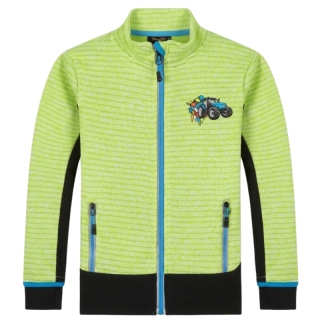 CHLAPECKÁ MIKINA TEPLEJŠÍ zelená Kugo HM1992