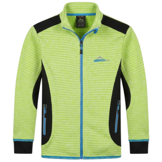 CHLAPECKÁ MIKINA TEPLEJŠÍ zelená Kugo HM1995