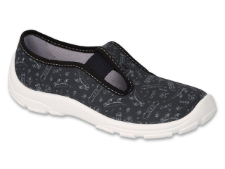 CHLAPECKÉ bačkory černé SKATE BEFADO 975Y185