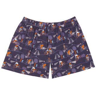 Pánské trenky švestkově modrá kola JerryJane