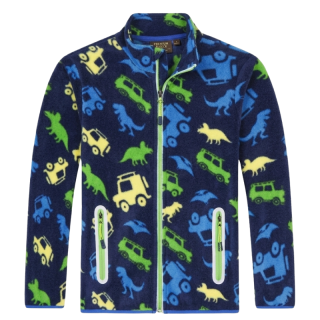 CHLAPECKÁ FLEESOVÁ MIKINA tm.modrá FM9711