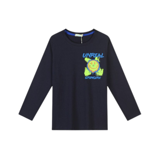 CHLAPECKÉ TRIČKO černé Kugo HC0359