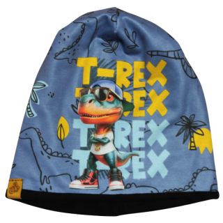 Chlapecká podzimní/jarní čepice  švestkově modrá T-REX KEV 2024-135