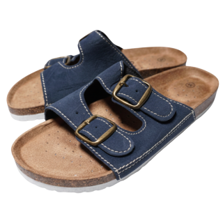 Dámské korkové pantofle tm.modré Listar B888