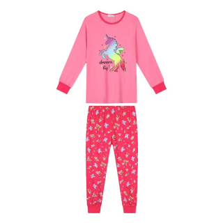 DÍVČÍ PYŽAMO růžová Kugo MP1761