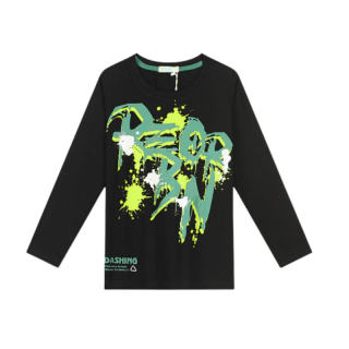 CHLAPECKÉ TRIČKO černé Kugo HC9358