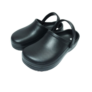 Dámské gumové nazouváky plné černé Listar LS801b