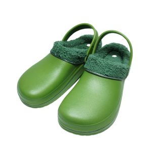 Pánské GUMOVÉ NAZOUVÁKY ZATEPLENÉ PLNÉ olivové Listar LS703M