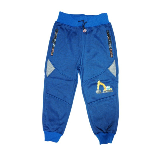 Chlapecké softshellové tepláky modré Kugo GK8636