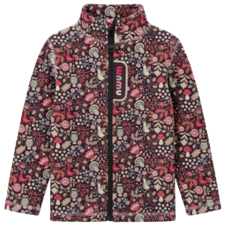 Dívčí fleesová mikina sova fialová  WAMU