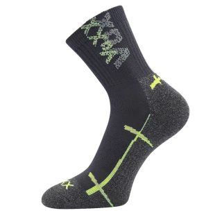 DĚTSKÉ PONOŽKY TEPLEJŠÍ tm.šedé Wallík Fuski Boma Voxx 