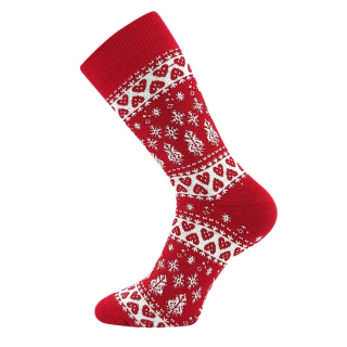 Dámské thermo ponožky červené Zimona Fuski Boma Voxx