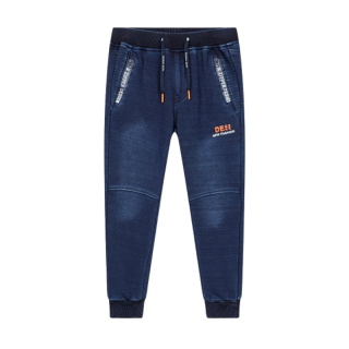 Chlapecké zateplené riflové tepláky modré CK0924