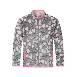 Dívčí fleesová mikina šedá Kugo FM1081