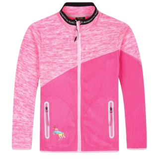 Dívčí FLEESOVÁ MIKINA růžová FM9708