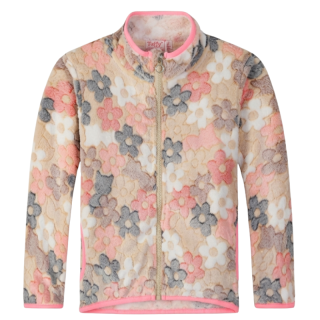 Dívčí fleesová mikina béžová Kugo FM1081