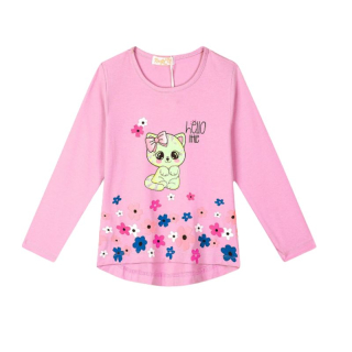 DÍVČÍ TRIČKO růžová Kugo HC9353