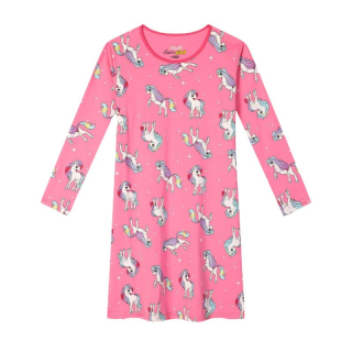 DÍVČÍ NOČNÍ KOŠILE tm.růžová Kugo MC5856