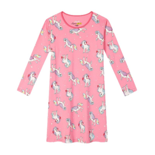 DÍVČÍ NOČNÍ KOŠILE sv.růžová Kugo MC5856