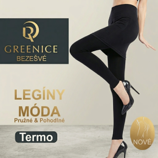 DÁMSKÉ THERMO LEGÍNY černé Greenice JMK930B