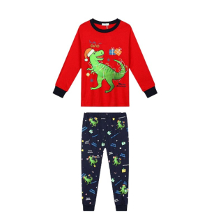 CHLAPECKÉ PYŽAMO červená/tm.modrá Kugo MP3835