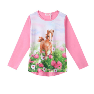 DÍVČÍ TRIČKO meruňkové Kugo DT9360