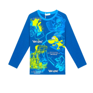 CHLAPECKÉ TRIČKO modré Kugo GC9796