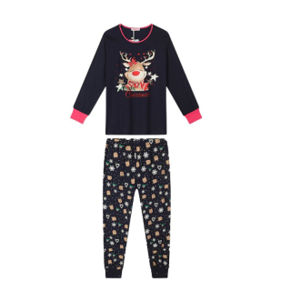 DÍVČÍ PYŽAMO tm.modrá Kugo MP5869