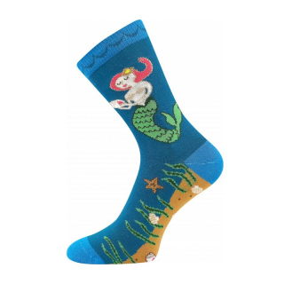 Dívčí ponožky modré mořská panna Voxx