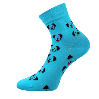 Voxx Dámské ponožky Felixa modré pejsci