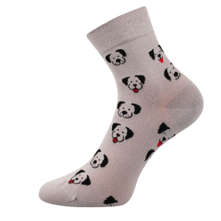 Voxx Dámské ponožky Felixa šedé pejsci