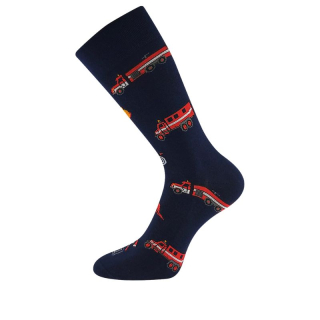 Voxx Obrázkové ponožky Depate Hasiči tm.modré
