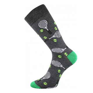 Voxx Obrázkové ponožky Depate Tenis šedé