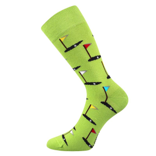Voxx Obrázkové ponožky Depate Golf zelené