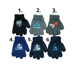 Chlapecké pletené rukavice Gloves MS063