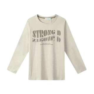 CHLAPECKÉ TRIČKO béžové Kugo DT9369