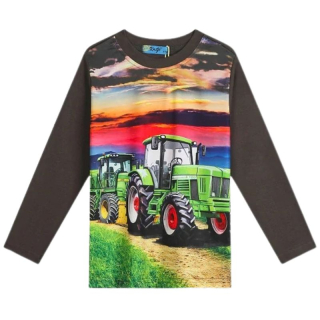 CHLAPECKÉ TRIČKO hnědé Kugo FM7071