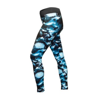 Dámské legíny vzorované černá/sv.modrá Novia