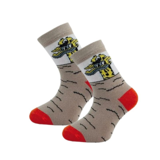 Dětské ponožky béžové žirafa 1514 Novia