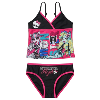 Dívčí dvojdílné plavky MONSTER HIGH 910-139 růžové/černé Setino