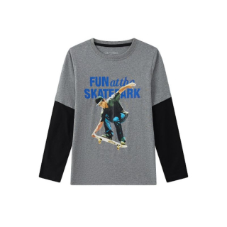 CHLAPECKÉ TRIČKO šedé Wolf S2433A