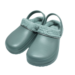 Pánské GUMOVÉ NAZOUVÁKY ZATEPLENÉ PLNÉ šedé Listar LS557