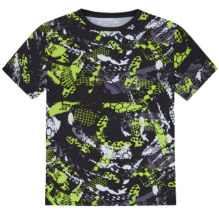 Chlapecké tričko funkční černá/zelená Wolf S2505