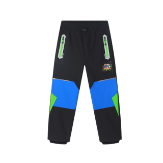 Dětské softshellové kalhoty (bez fleesu) KUGO HK5652 černé