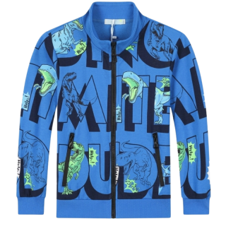 CHLAPECKÁ MIKINA modrá Kugo GM8718