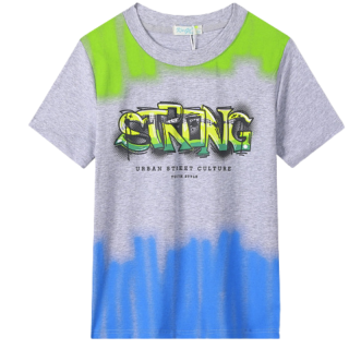 CHLAPECKÉ TRIČKO šedé Kugo HC9348