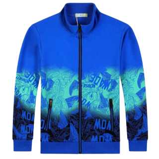 CHLAPECKÁ MIKINA modrá Kugo EM9325