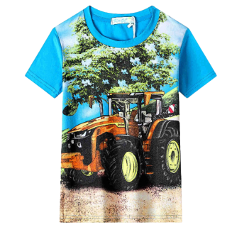 CHLAPECKÉ TRIČKO tyrkysové Kugo FC0372