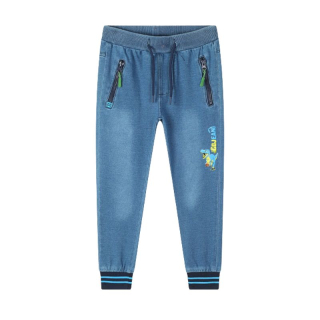 Chlapecké teplákové rifle modré Kugo FK0232